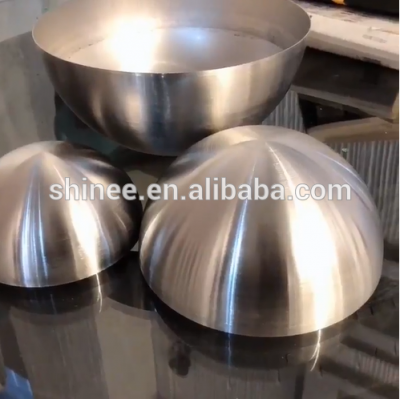 300mm hollow aluminum hemisphere half aluminum ball sphere